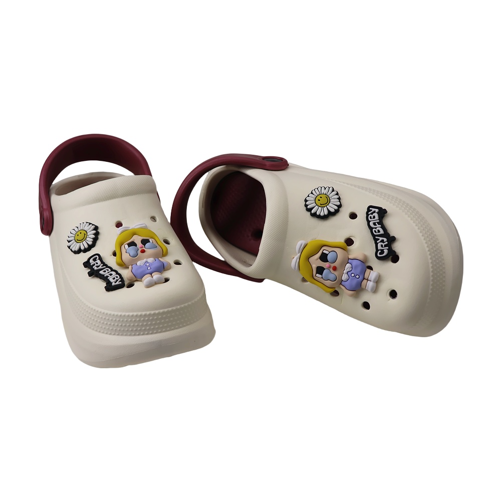 خرید آنلاین دمپایی دخترانه آرین مدل کراس کرای بیبی کد 279